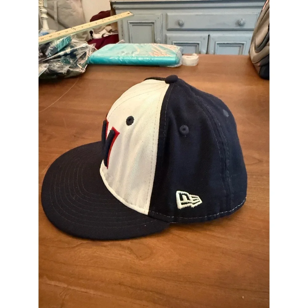 RARE! 59FIFTY Vintage Washington Senators Cooperstown Hat NavyFitted 7 1/4 MLB
